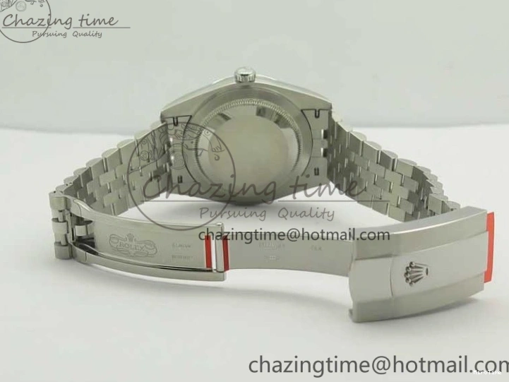 MiroTime 0219 DateJust 41 126334 SS REF 1:1 Best Edition Gray Dial Stick Markers on Jubilee Bracelet A3235 Clone V OdorResistant 3382